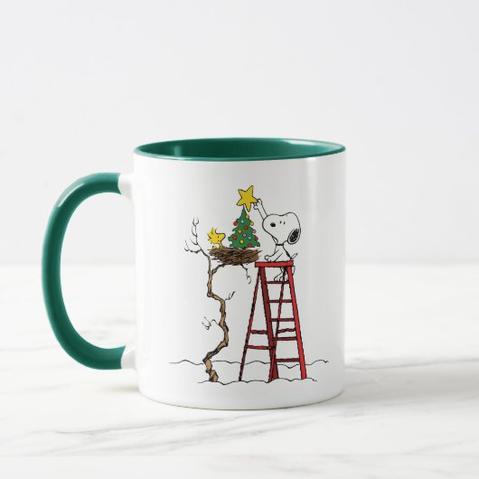 pinda's | Snoopy & Woodstock - kerstboom Mok (Links)