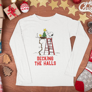 pinda's   Snoopy & Woodstock - kerstboom Tri-Blend Shirt