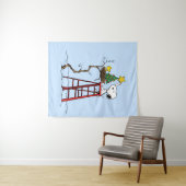 pinda's | Snoopy & Woodstock - kerstboom Wandkleed (In Situ (horizontaal))