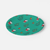 pinda's | Snoopy & Woodstock - kerstpatroon Papieren Bordje (Gekanteld)