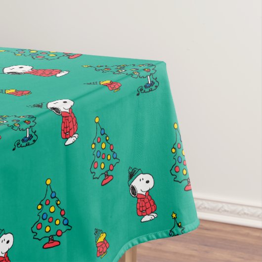 pinda's | Snoopy & Woodstock - kerstpatroon Tafelkleed (Voorbeeld)