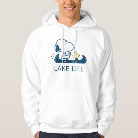 pinda's | Snoopy & Woodstock Lake Life Hoodie (Voorkant)