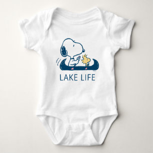 pinda's   Snoopy & Woodstock Lake Life Romper