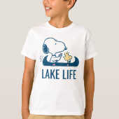 pinda's | Snoopy & Woodstock Lake Life T-shirt (Voorkant)