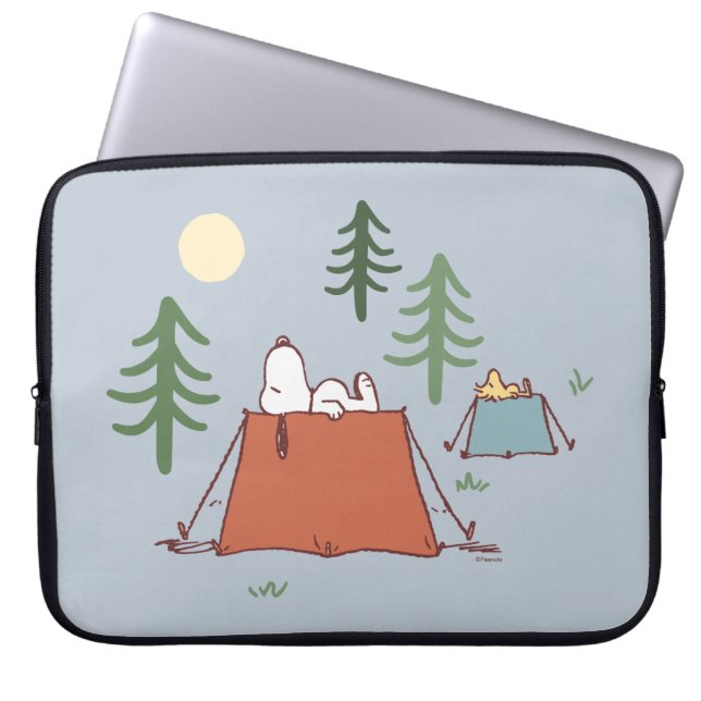 pinda's | Snoopy & Woodstock Laptop Sleeve (Voorkant)