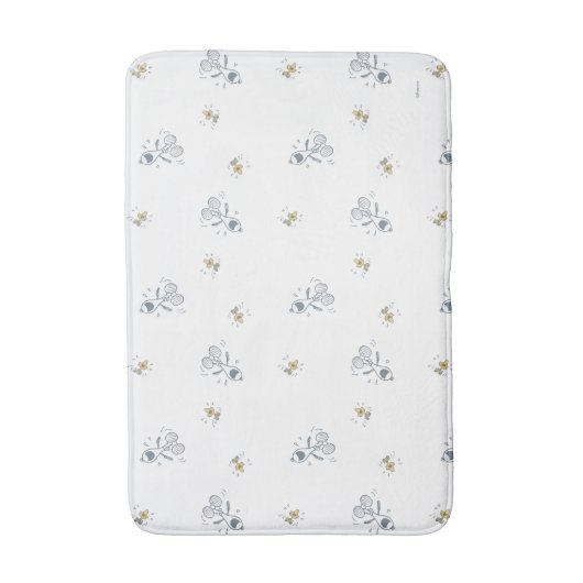 pinda's | Snoopy & Woodstock Laughing Pattern Badmat (Voorkant Verticaal)