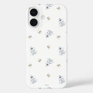 pinda's Snoopy & Woodstock Laughing Pattern iPhone 16 Hoesje