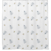 pinda's | Snoopy & Woodstock Laughing Pattern Douchegordijn (Voorkant)