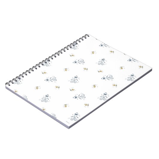 pinda's | Snoopy & Woodstock Laughing Pattern Notitieboek (Linkerzijde)