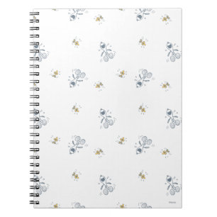 pinda's   Snoopy & Woodstock Laughing Pattern Notitieboek