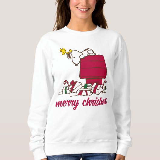 pinda's | Snoopy & Woodstock Merry Ugly Sweater (Voorkant)