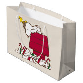 pinda's | Snoopy & Woodstock Merry Ugly Sweater Groot Cadeauzakje (Achterkant Gekanteld)