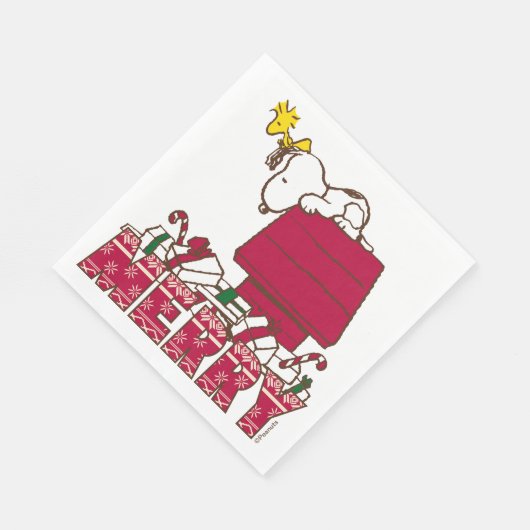 pinda's | Snoopy & Woodstock Merry Ugly Sweater Servet (Hoek)