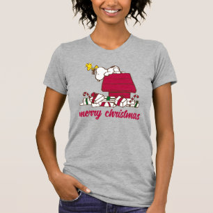 pinda's   Snoopy & Woodstock Merry Ugly Sweater T-shirt