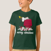 pinda's | Snoopy & Woodstock Merry Ugly Sweater T-shirt (Voorkant)