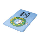 pinda's | Snoopy & Woodstock met kerstmis Badmat (Gekanteld)