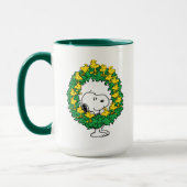 pinda's | Snoopy & Woodstock met kerstmis Mok (Links)