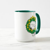 pinda's | Snoopy & Woodstock met kerstmis Mok (Voorkant rechts)