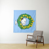 pinda's | Snoopy & Woodstock met kerstmis Wandkleed (In Situ (horizontaal))