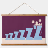 pinda's | Snoopy & Woodstock Nap Hangend Wandkleed (Voorkant)