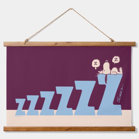 pinda's | Snoopy & Woodstock Nap Hangend Wandkleed (Voorkant)