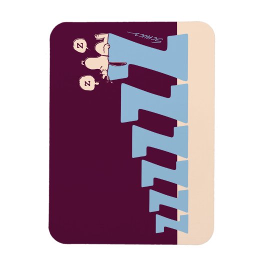 pinda's | Snoopy & Woodstock Nap Magneet (Verticaal)