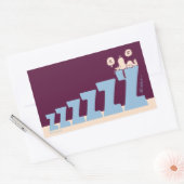 pinda's | Snoopy & Woodstock Nap Rechthoekige Sticker (Envelop)