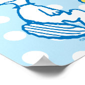 PINDA'S | Snoopy & Woodstock Party Polka Dots Poster (Hoek)