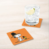 pinda's | Snoopy & Woodstock Pilgrim Kartonnen Onderzetters (Insitu)