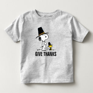 pinda's Snoopy & Woodstock Pilgrim Kinder Shirts