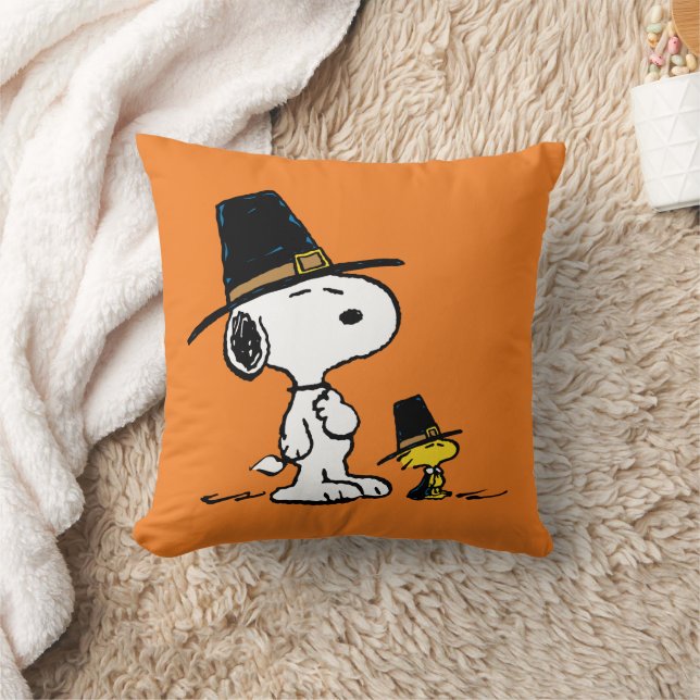pinda's | Snoopy & Woodstock Pilgrim Kussen (Deken)