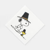 pinda's | Snoopy & Woodstock Pilgrim Servet (Hoek)
