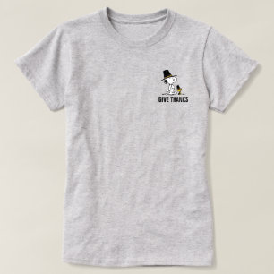 pinda's   Snoopy & Woodstock Pilgrim T-shirt