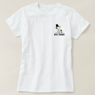 pinda's   Snoopy & Woodstock Pilgrim T-shirt
