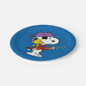 pinda's | Snoopy & Woodstock Pirates Papieren Bordje (Gekanteld)