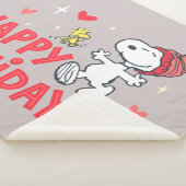 pinda's | Snoopy & Woodstock Prettige feestdagen Sherpa Deken (3/4)