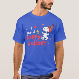 pinda's   Snoopy & Woodstock Prettige feestdagen T-shirt