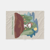 pinda's | Snoopy & Woodstock Pure Satisfaction Fleece Deken (Voorkant (Horizontaal))