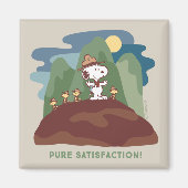 pinda's | Snoopy & Woodstock Pure Satisfaction Magneet (Voorkant)