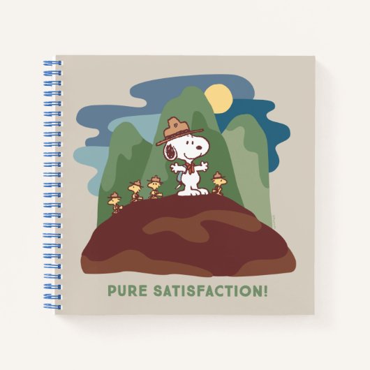 pinda's | Snoopy & Woodstock Pure Satisfaction Notitieboek (Voorkant)