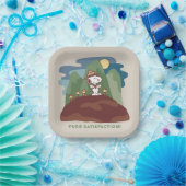 pinda's | Snoopy & Woodstock Pure Satisfaction Papieren Bordje (Feest)