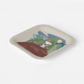 pinda's | Snoopy & Woodstock Pure Satisfaction Papieren Bordje (Gebogen)