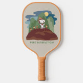 pinda's | Snoopy & Woodstock Pure Satisfaction Pickleball Paddle (Voorkant)