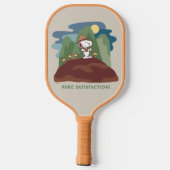 pinda's | Snoopy & Woodstock Pure Satisfaction Pickleball Paddle (Achterkant)