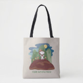 pinda's | Snoopy & Woodstock Pure Satisfaction Tote Bag (Voorkant)