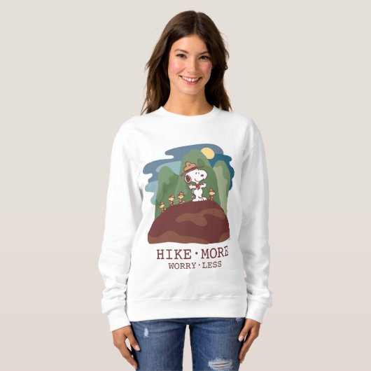 pinda's | Snoopy & Woodstock Pure Satisfaction Trui (Voorkant volledig)