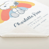 pinda's | Snoopy & Woodstock Rainbow Sherpa Deken (3/4)