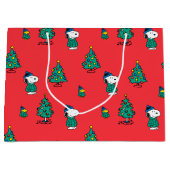 pinda's | Snoopy & Woodstock Red-kerstpatroon Groot Cadeauzakje (Voorkant)