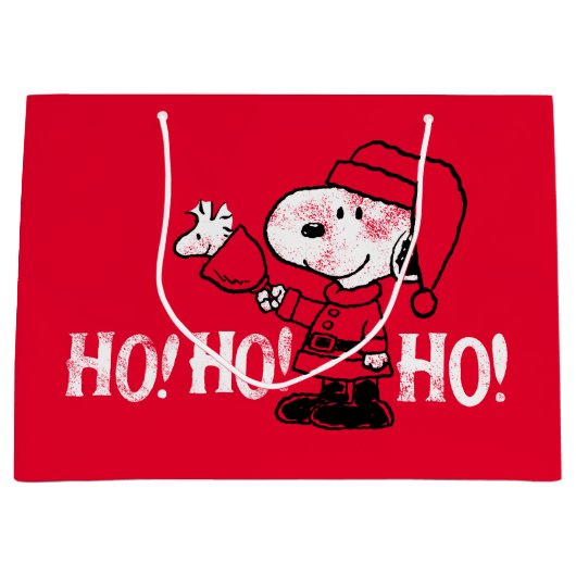 pinda's | Snoopy & Woodstock Ringing Bells Groot Cadeauzakje (Voorkant)