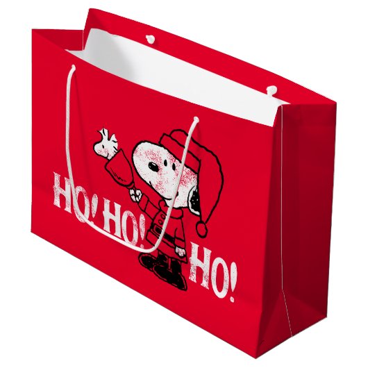 pinda's | Snoopy & Woodstock Ringing Bells Groot Cadeauzakje (Voorkant Gekanteld)